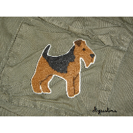 broche perro welsh terrier