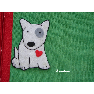 broche bull terrier