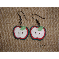 pendientes manzanas