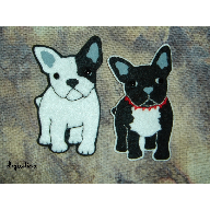 broche bulldog frances frente