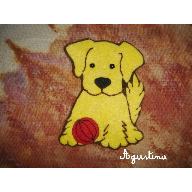 broche perro golden
