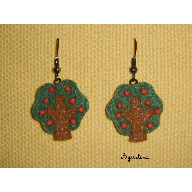 pendientes arbolitos