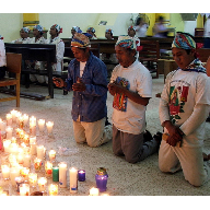 The native Guadalupe's faith.