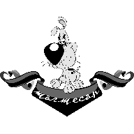 Logotipo de Club Canino Mar Menor (MARMECAN) en Blanco y Negro