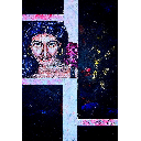 Mujer gitana_acr&iacute;lico sobre lienzo_55 x 38