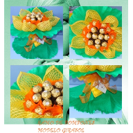 RAMO DE BOMBONES MODELO GIRASOL