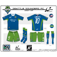 Planet Seattle Sounders FC Away Kit