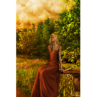 Spring In The Golden Garden by Emma Alvarez
