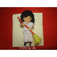 mu&ntilde;eca limpiadora hospital Juan Ramon Jimenez