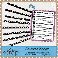 Scalloped Brushes