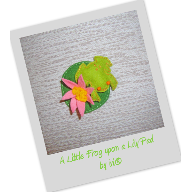 A Little Frog Upon a Lily Pad by Ivi&reg;