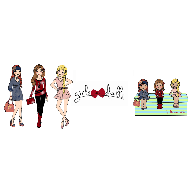 Banner Girls and dolls