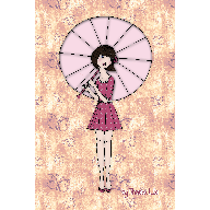 Sombrilla coloreada